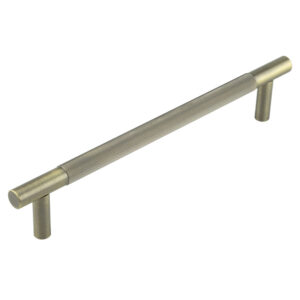 Venice Linear Knurled 300x19mm Antique Brass Pull Handle