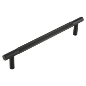 Venice Linear Knurled 300x19mm Black Pull Handle