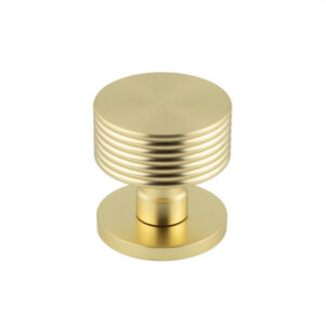 Ribbon Satin Brass Mortice Knob