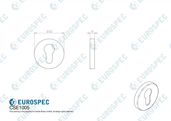 Stainless Steel Escutcheon