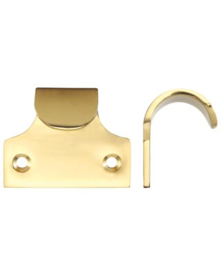 Zoo Hardware Fulton & Bray Standard Sash Lift, Polished Brass