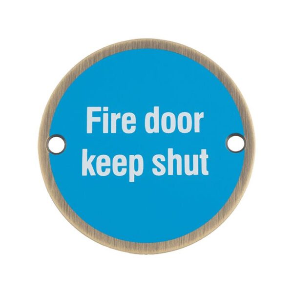 Fire Door Keep Shut Symbols