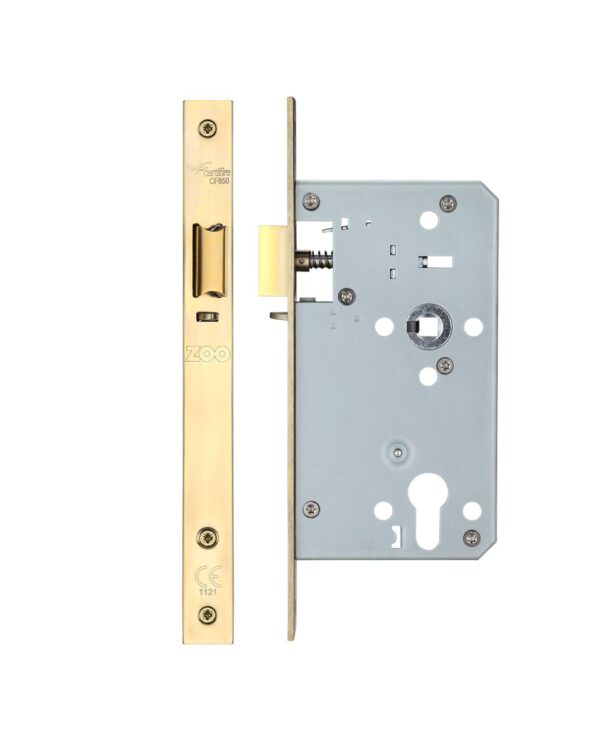 Din night latch - 72mm c/c - backset 60mm