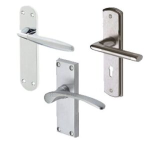 Lever Handles on Backplate