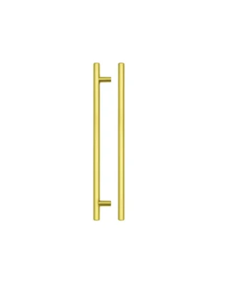 Zoo Hardware TDFPT-224-284BG T Bar Cabinet handle 224mm CTC, 284mm Total length Brushed Gold Finish