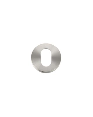 Zoo Hardware Zcs Architectural Oval Profile Escutcheon, Satin Stainless Steel