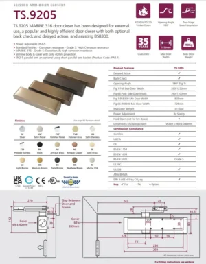 TS.9205 Door Closer