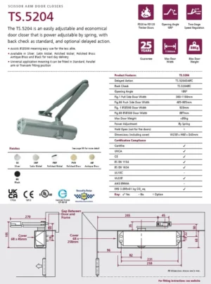 TS.5204 Door Closer