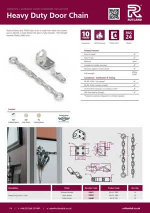 Heavy Duty Door Chain