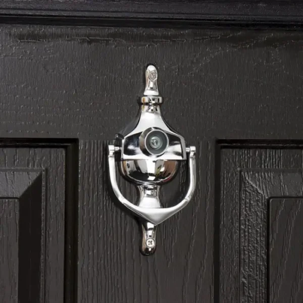 Door Knocker and Viewer Set, Urn Style (Includes Intumescent)