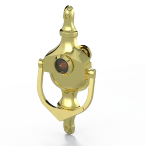 Door Knocker and Viewer Set, Urn Style (Includes Intumescent)