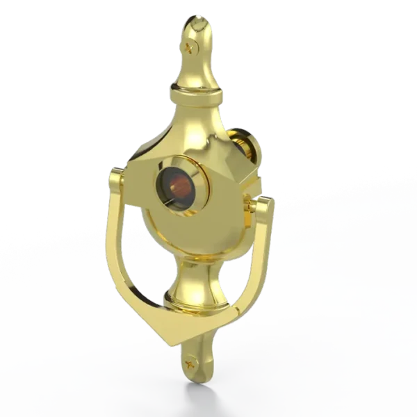 Door Knocker and Viewer Set, Urn Style (Includes Intumescent)