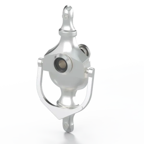 Door Knocker and Viewer Set, Urn Style (Includes Intumescent)