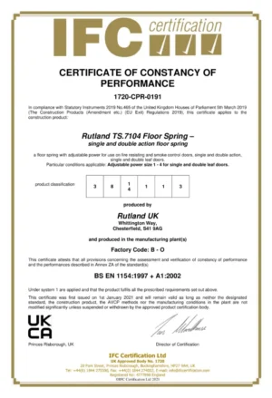 TS.7104 Floor Spring
