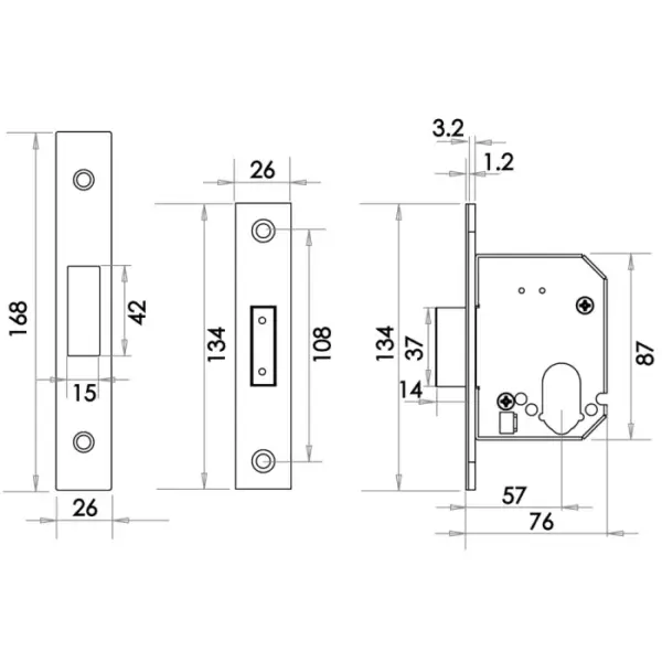 Oval Profile Deadlocks