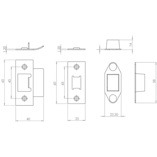 Accessory Packs for Heavy Duty Tubular Latches
