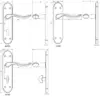Henley Suite Lever on Plate