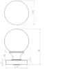 Frosted Ball Glass Door Knobs