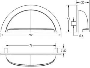 76mm Drawer Pulls