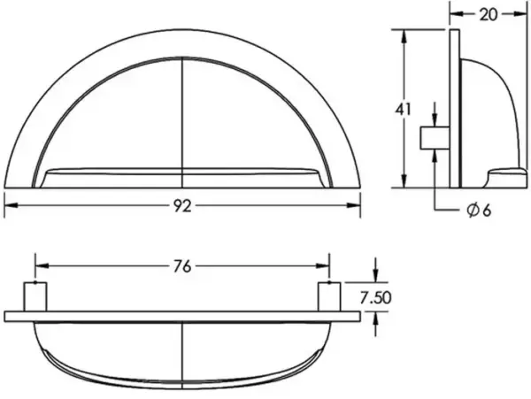 76mm Drawer Pulls
