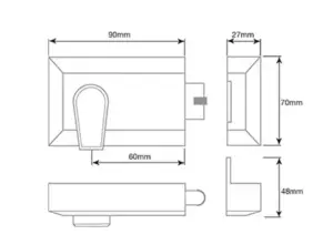 Roller Bolt Night Latches