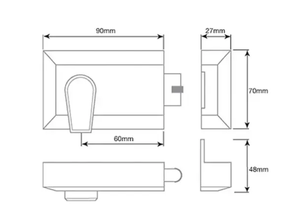 Roller Bolt Night Latches