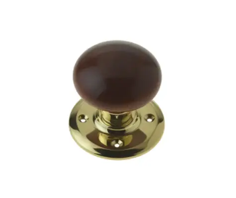 Dark Wood Door Knobs