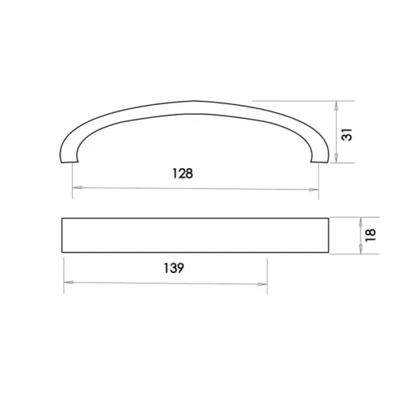 Lago Kitchen Cabinet Handles