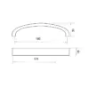 Lago Kitchen Cabinet Handles