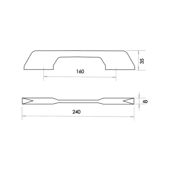 Como Kitchen Cabinet Handles