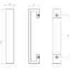 Polaris Kitchen Cabinet Handles