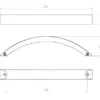 Arco Kitchen Cabinet Handles