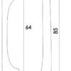 Liscio Kitchen Cabinet Handles