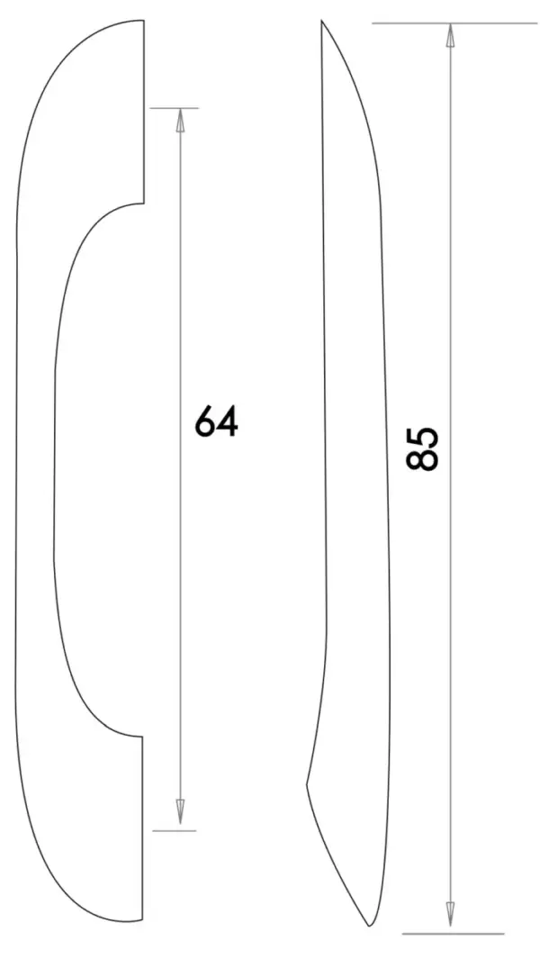 Liscio Kitchen Cabinet Handles