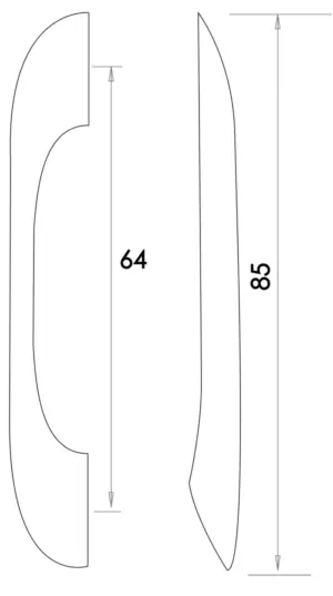 Arco Kitchen Cabinet Handles