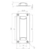 Brass Flush Pulls for Doors