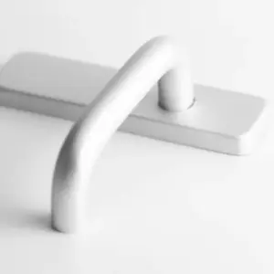 Aluminium 19mm Round Bar Lever on Plate