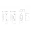 Radiused Accessory Packs for Heavy Duty Tubular Deadbolts