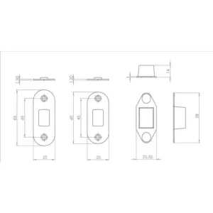 Radiused Accessory Packs for Heavy Duty Tubular Deadbolts