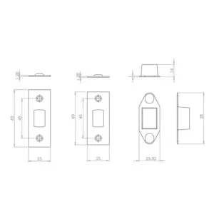 Accessory Packs for Heavy Duty Tubular Deadbolts