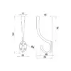 Solid Brass Hat & Coat Hook