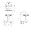 Aluminium Hand Rail Brackets