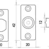 Mortice Rackbolt 36mm