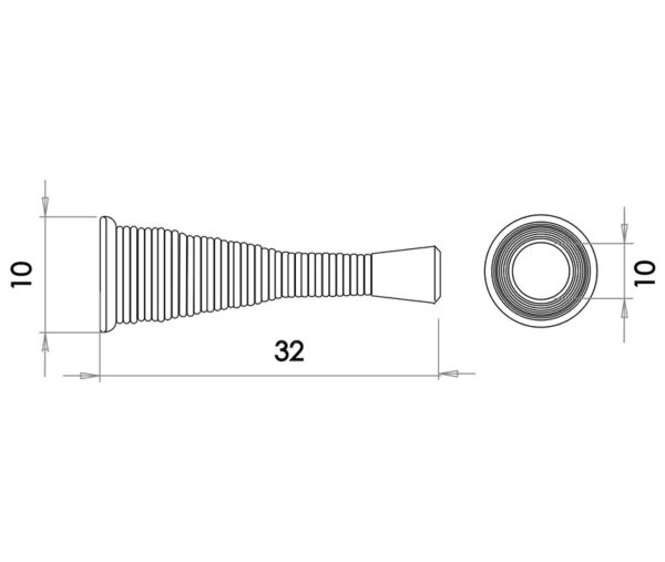 Wall Mounted Spring Door Stop