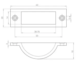 Brass Dust Proof Spring Floor Bolt Socket