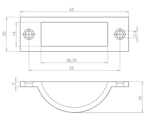 Brass Dust Proof Spring Floor Bolt Socket