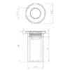Brass Dust Proof Spring Floor Bolt Socket