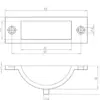 Brass Dust Proof Spring Floor Bolt Socket