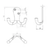 Double Robe Hooks