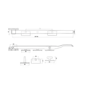 Modern Lockable Casement Stays